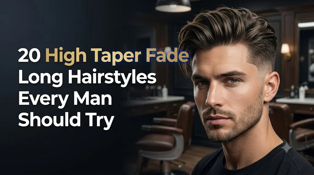 20 High Taper Fade Long Hairstyles Every Man