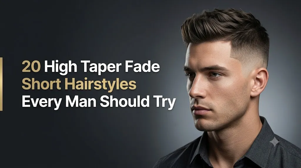 20 High Taper Fade Short Hairstyles Every Man