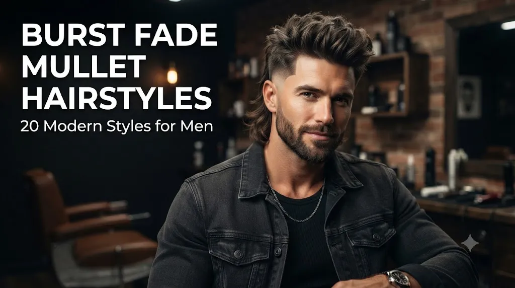 20 Burst Fade Mullet Hairstyles for Men: The Modern Cut That Balances Edge and Wearability