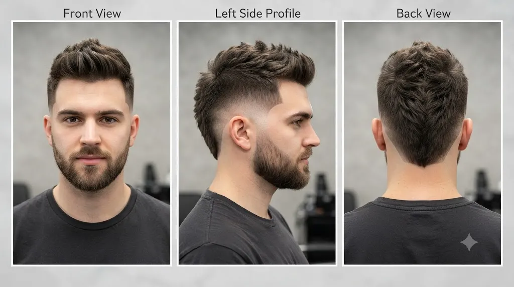 Classic Burst Fade Mohawk