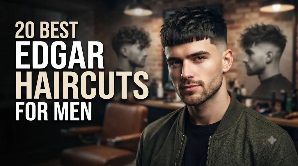 20 Best Edgar Haircuts for Men