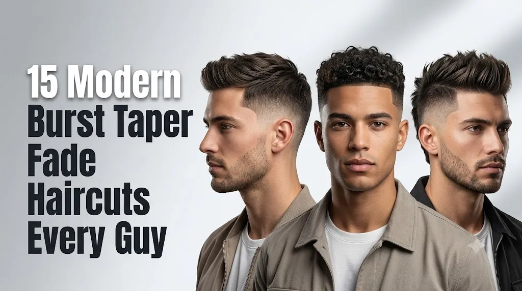 15 Modern Burst Taper Fade Haircuts Every Guy