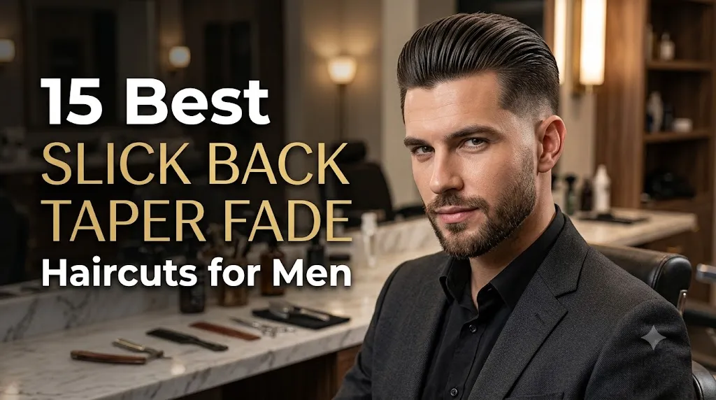 15 Best Slick Back Taper Fade Haircuts for Men