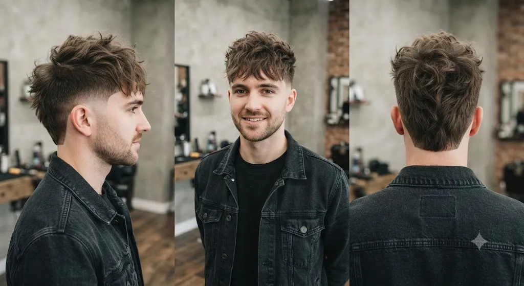 Messy Burst Fade Mohawk