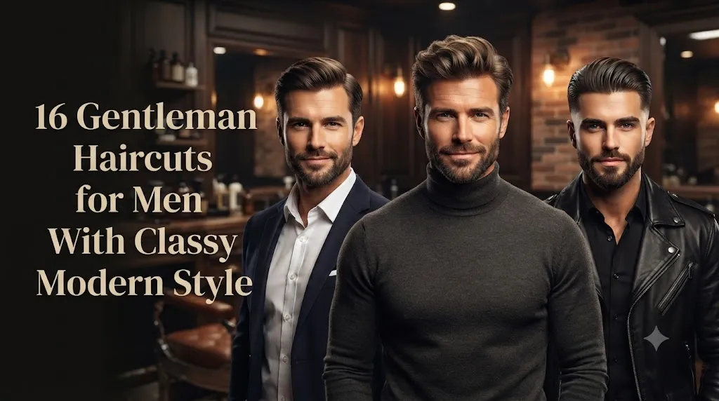 16 Gentleman Haircuts for Men With Classy Modern Style