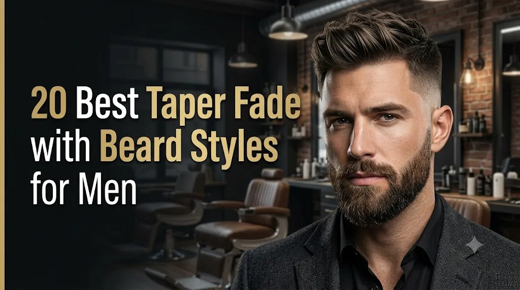 20 Best Taper Fade with Beard Styles for Men