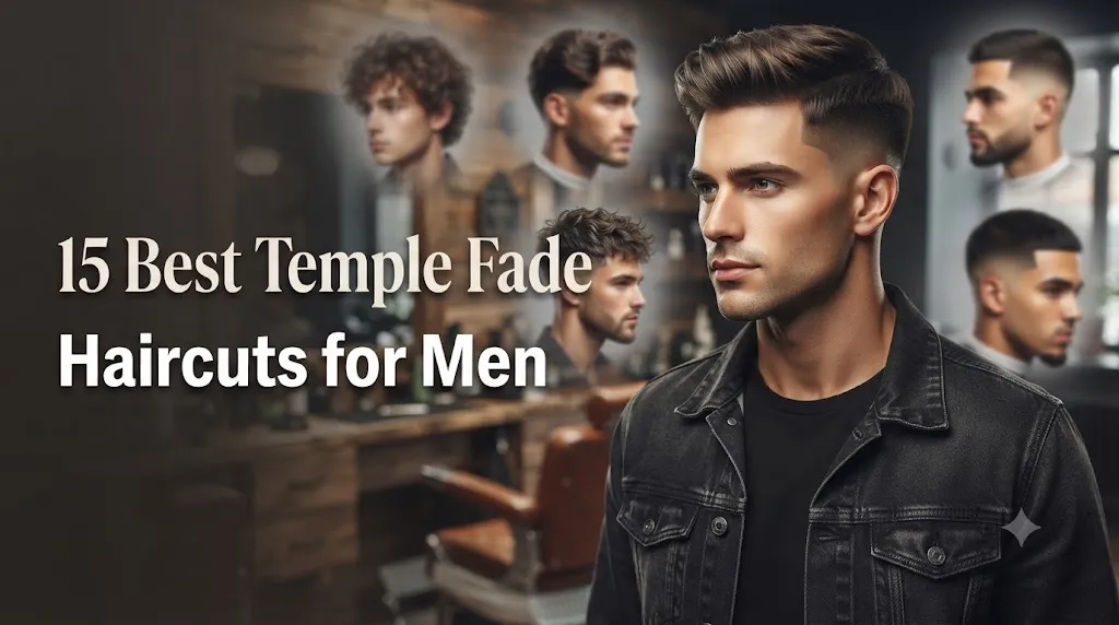 15 Best Temple Fade Haircuts for Men