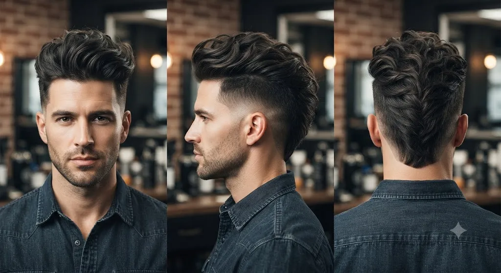 Long Burst Fade Mohawk