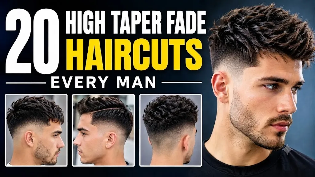 20 High Taper Fade Haircuts Every Man