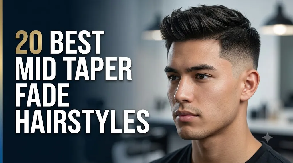 20 Best Mid Taper Fade Hairstyles