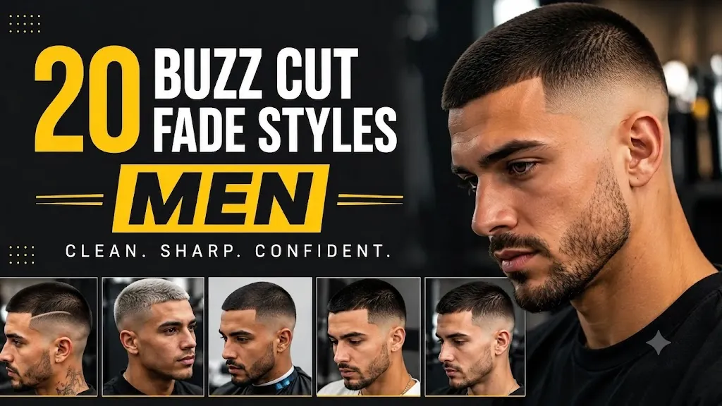20 Buzz Cut Fade Styles Men
