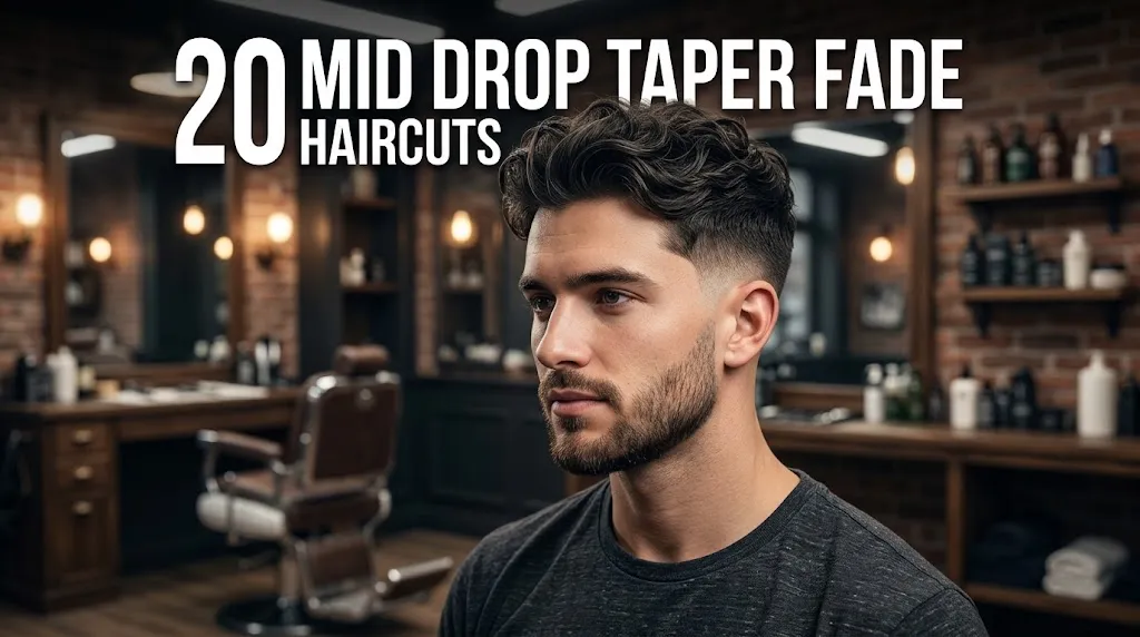 20 Mid Drop Taper Fade Haircuts