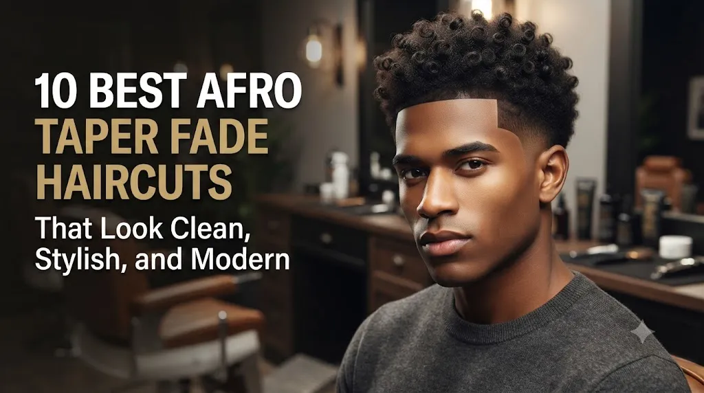 10 Best Afro Taper Fade Haircuts for Men