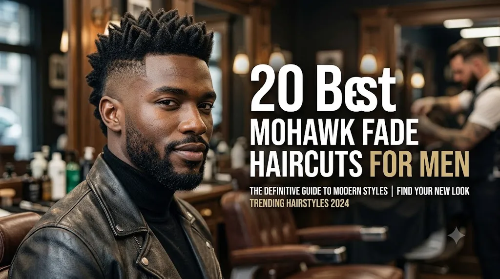 20 Best Mohawk Fade Haircuts for Men