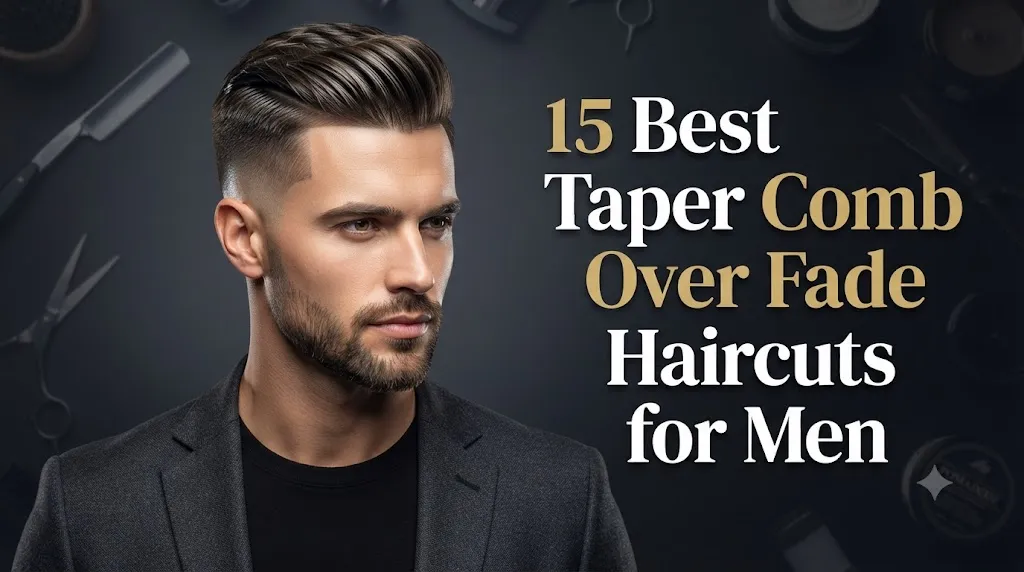15 Best Taper Comb Over Fade Haircuts for Men