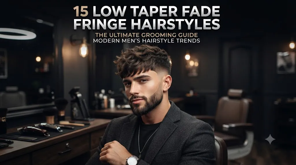 15 Low Taper Fade Fringe Hairstyles