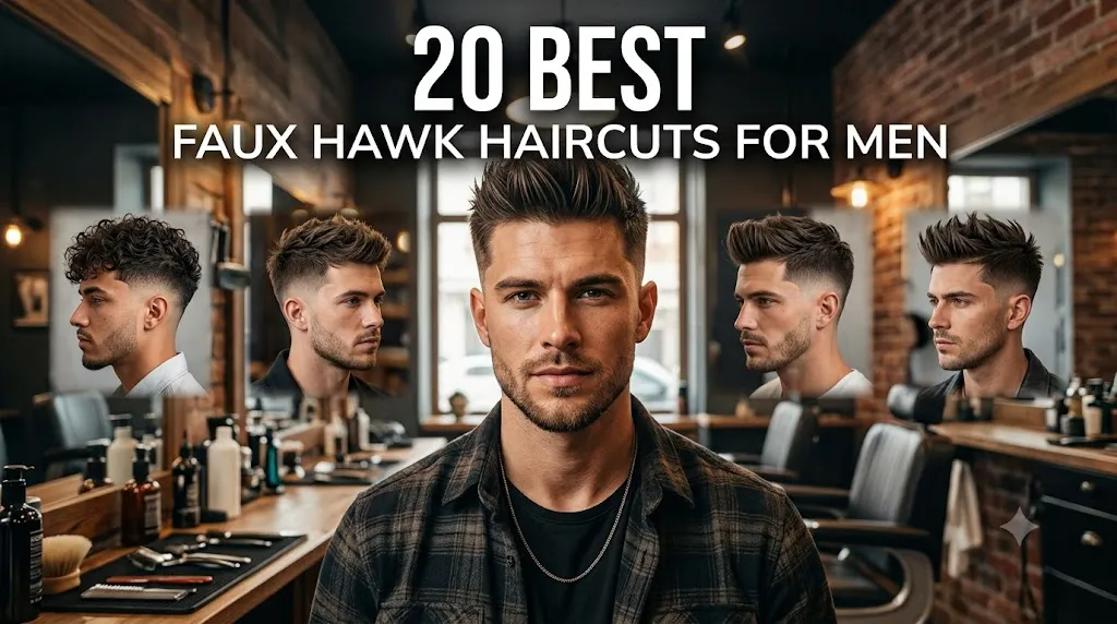 20 Best Faux Hawk Haircuts for Men