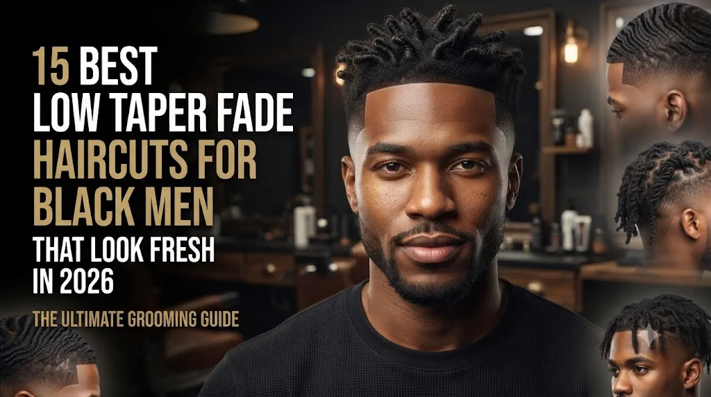 15 Best Low Taper Fade Haircuts for Black Men