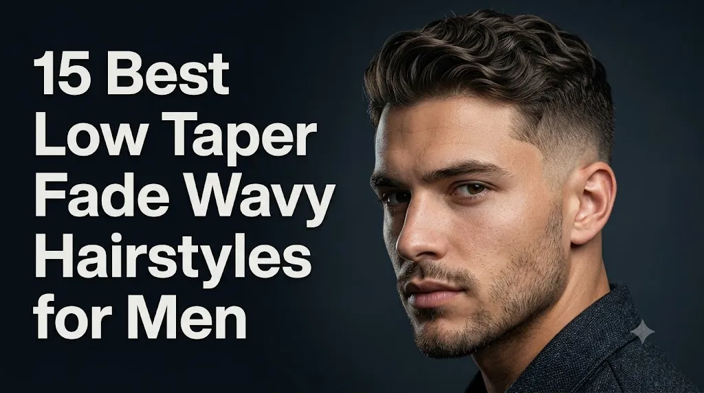 15 Best Low Taper Fade Wavy Hairstyles for Men